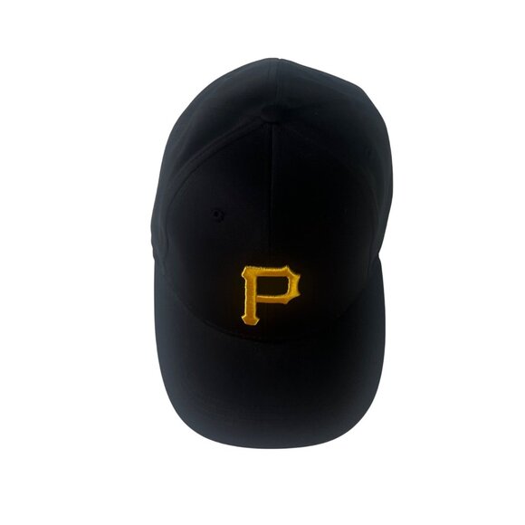 Pittsburgh Pirates Baseball Cap Black Embroidered P Logo Fanwear - Picture 4 of 9